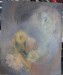 1991 - 017 - 392-17 - Žena s květinami - sololit olej 70x89